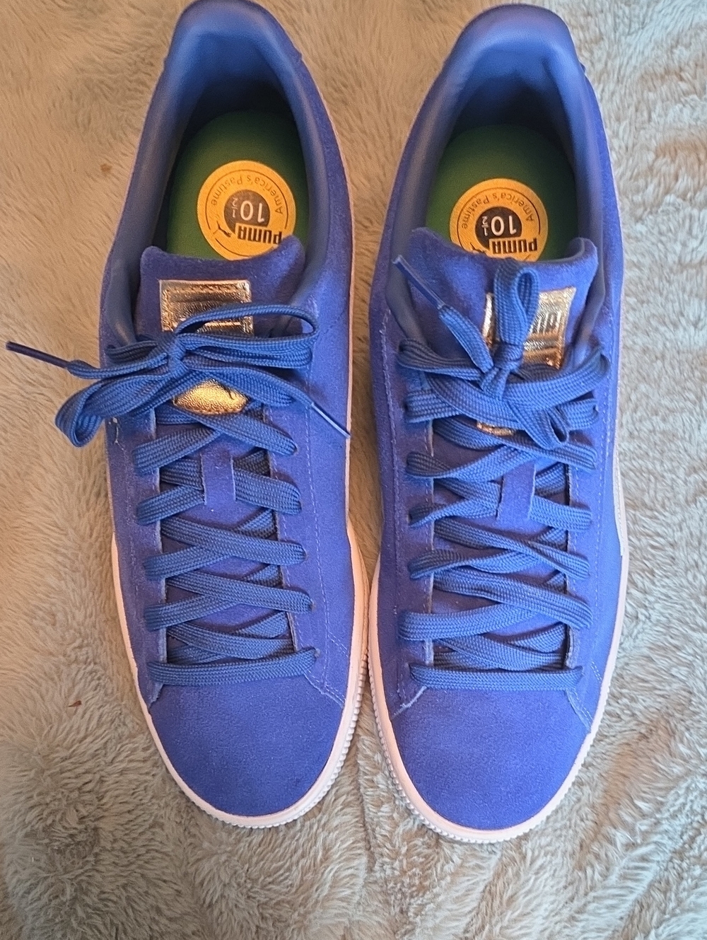 Men's Puma Size 10.5 Casual Suede Lowtop Sneaker